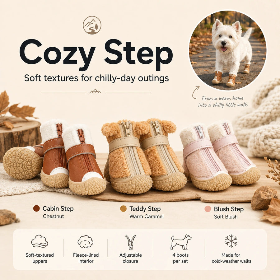Bottes pour chien Cozy Step
