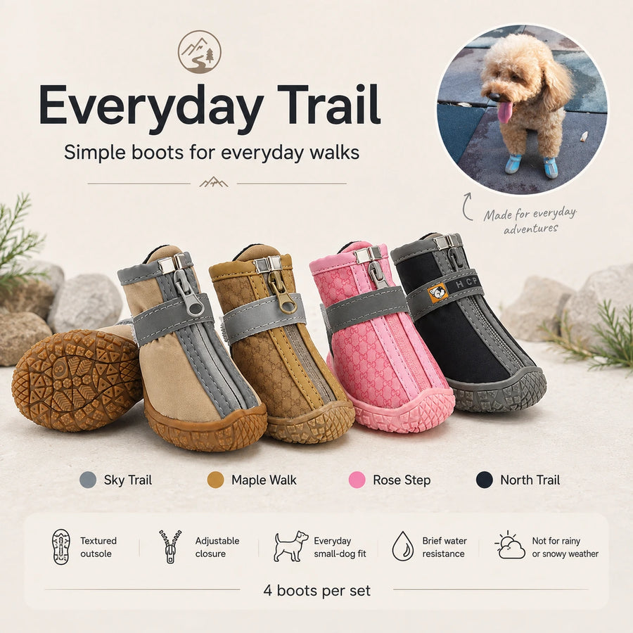 Bottes pour chien de randonnée quotidiennes